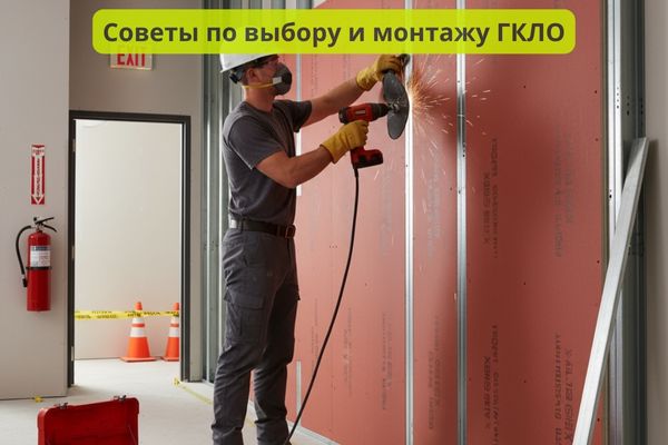 Монтаж ГКЛО фото